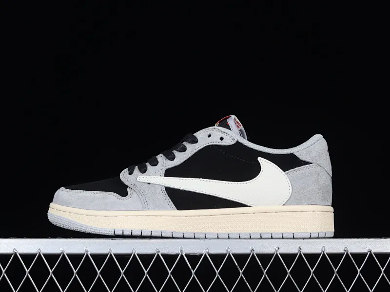 All Categories Air Jordan Jordan Series Basketball Shoes Air Jordan 1 Low Travis Scott x Air Jordan 1 Low "Black Phantom" AJ1 Joe 1 Overhook Black Phantom DM7866-001